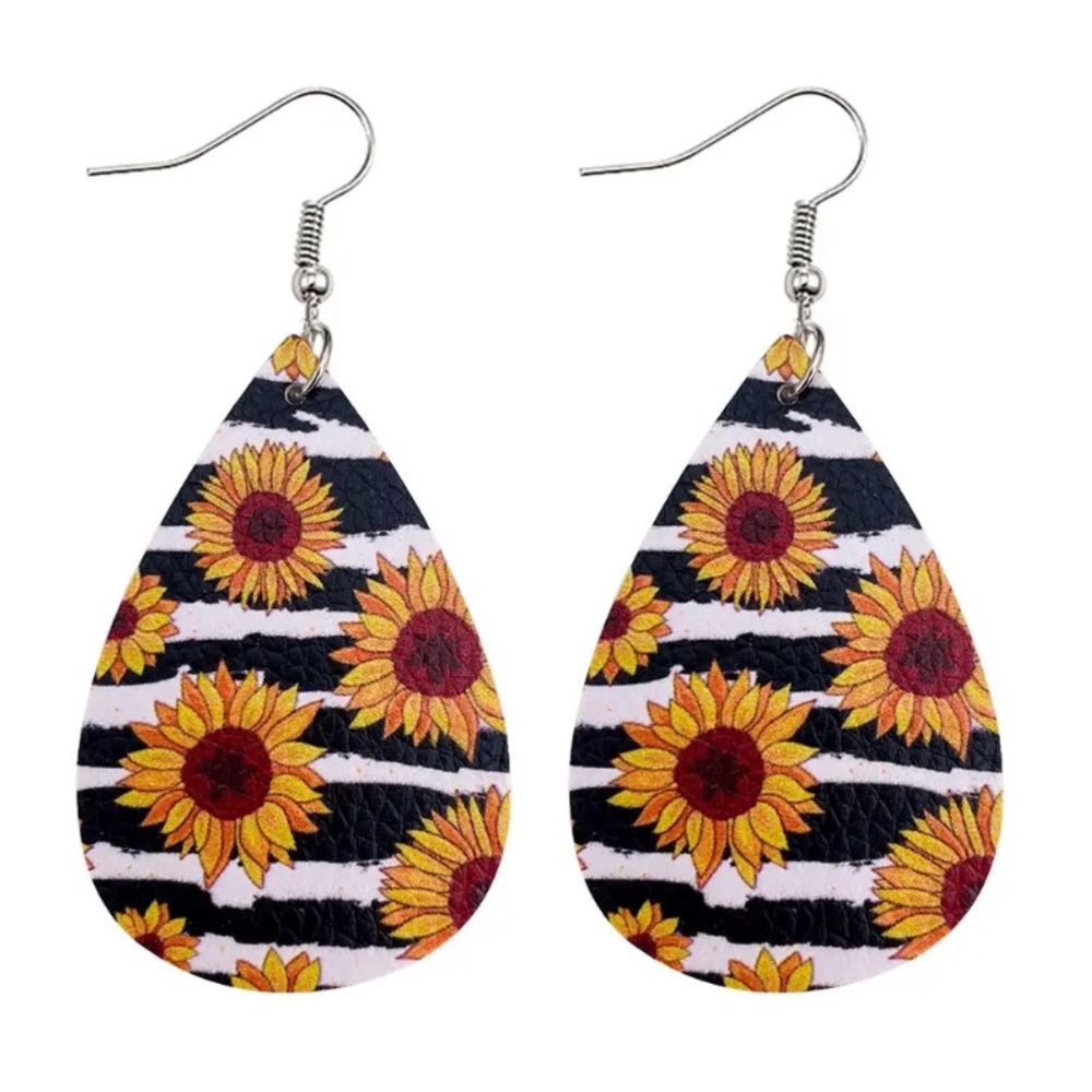 BOHO SUNFLOWER Earrings!!!